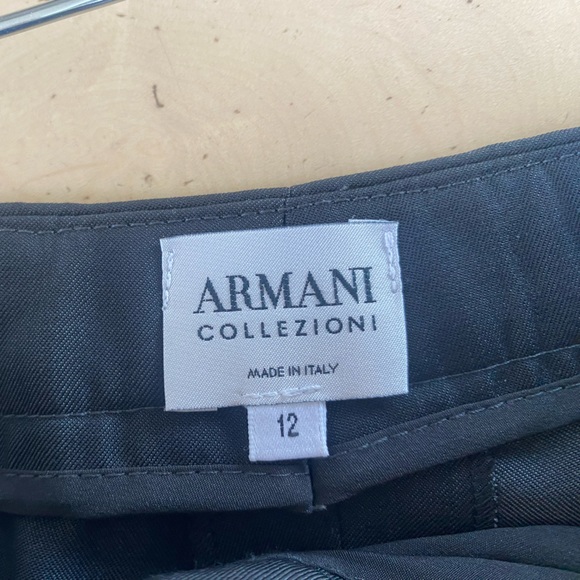 Armani Collezioni Classic Tailored Navy Pantsuit - Picture 4 of 12